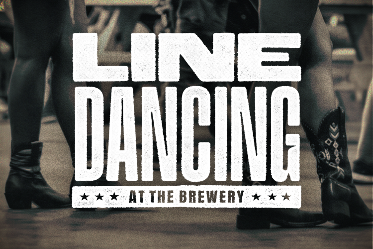 Line Dancing in Redding at Fall River Brewing